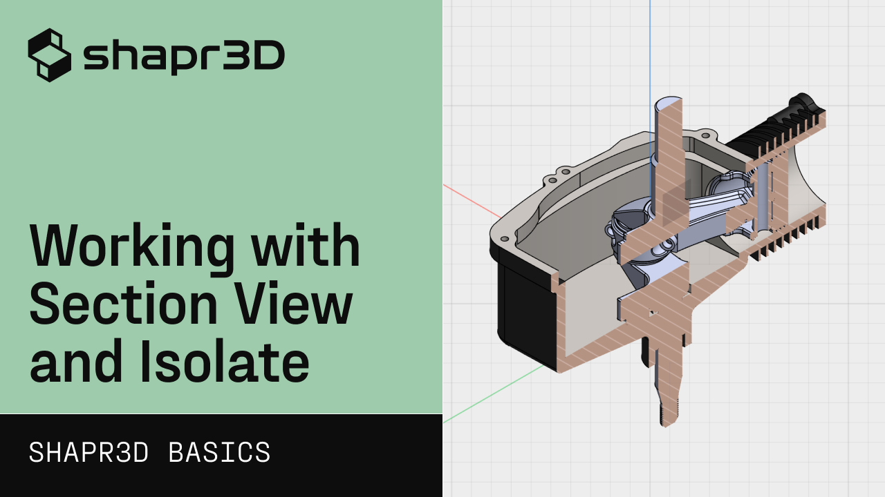 SECTION VIEW AND ISOLATE