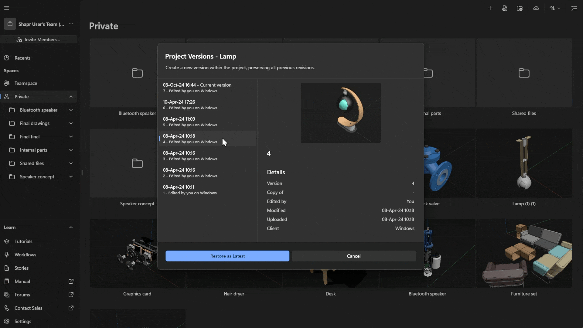 project-versions-restore.gif