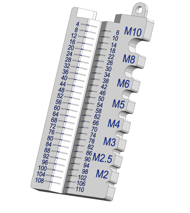 Screw measurement tool